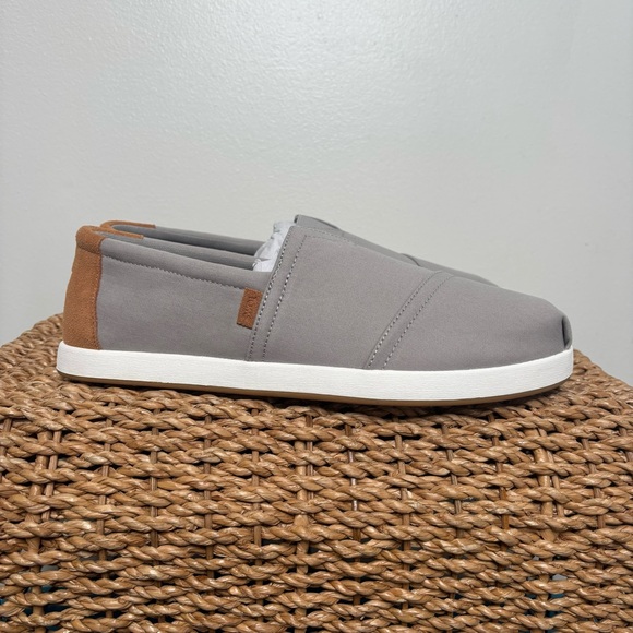 Toms Other - TOMS Alpargata FWD shoes in Drizzle Grey Brushed Twill NWOT Sz 11, Men’s